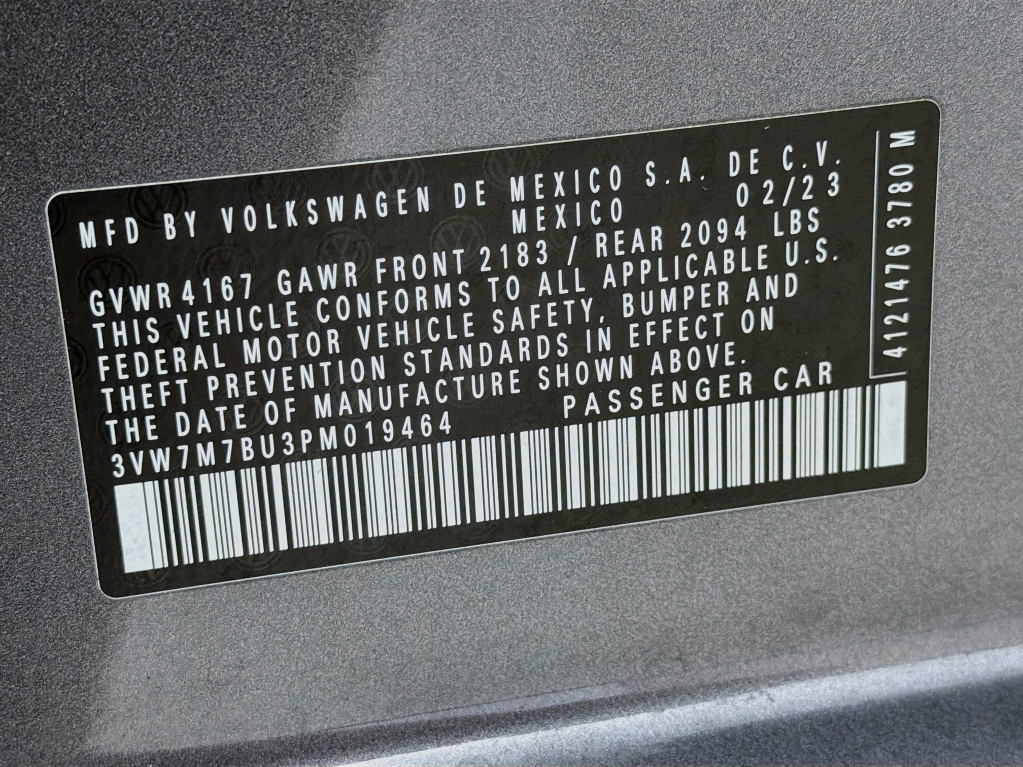 Used 2023 Platinum Gray Metallic Volkswagen SE image 31