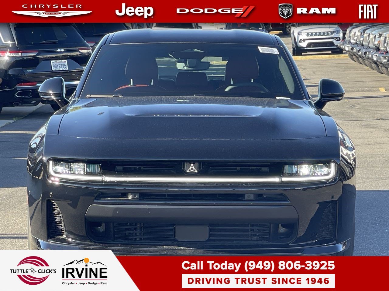 New 2026 Diamond Black Crystal Pearlcoat Dodge R/T Plus image 2