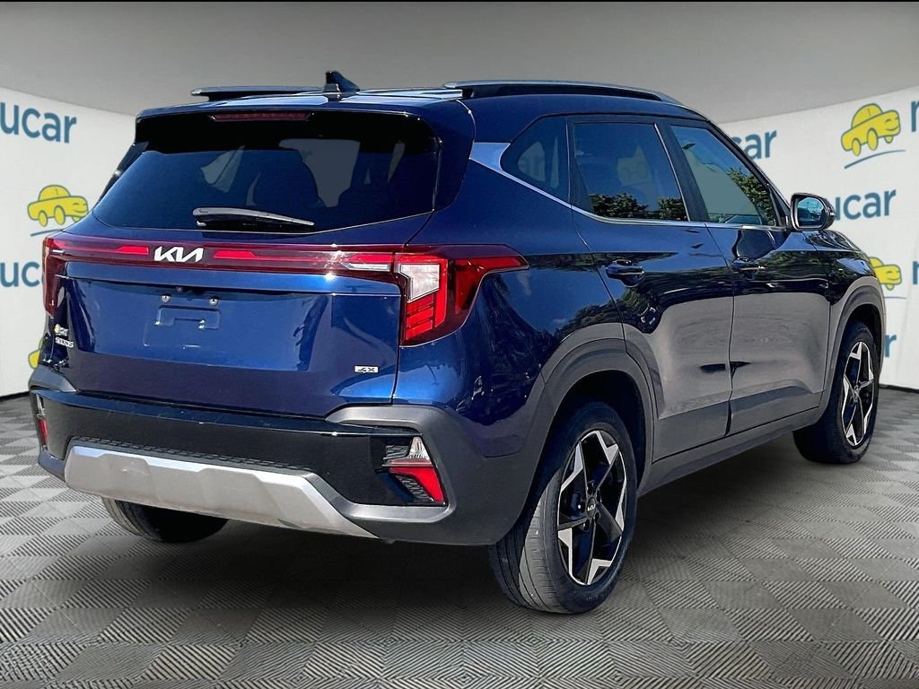 Used 2024 Dark Ocean Blue Kia EX image 6