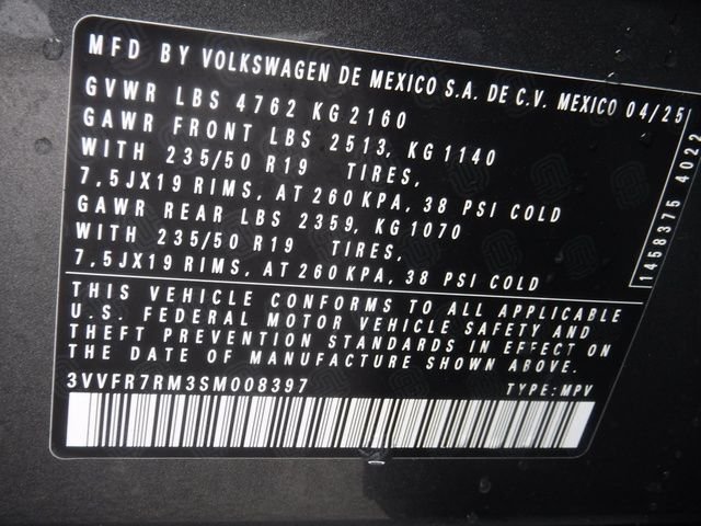 Certified Used 2025 Gray Volkswagen 2.0T SE image 41