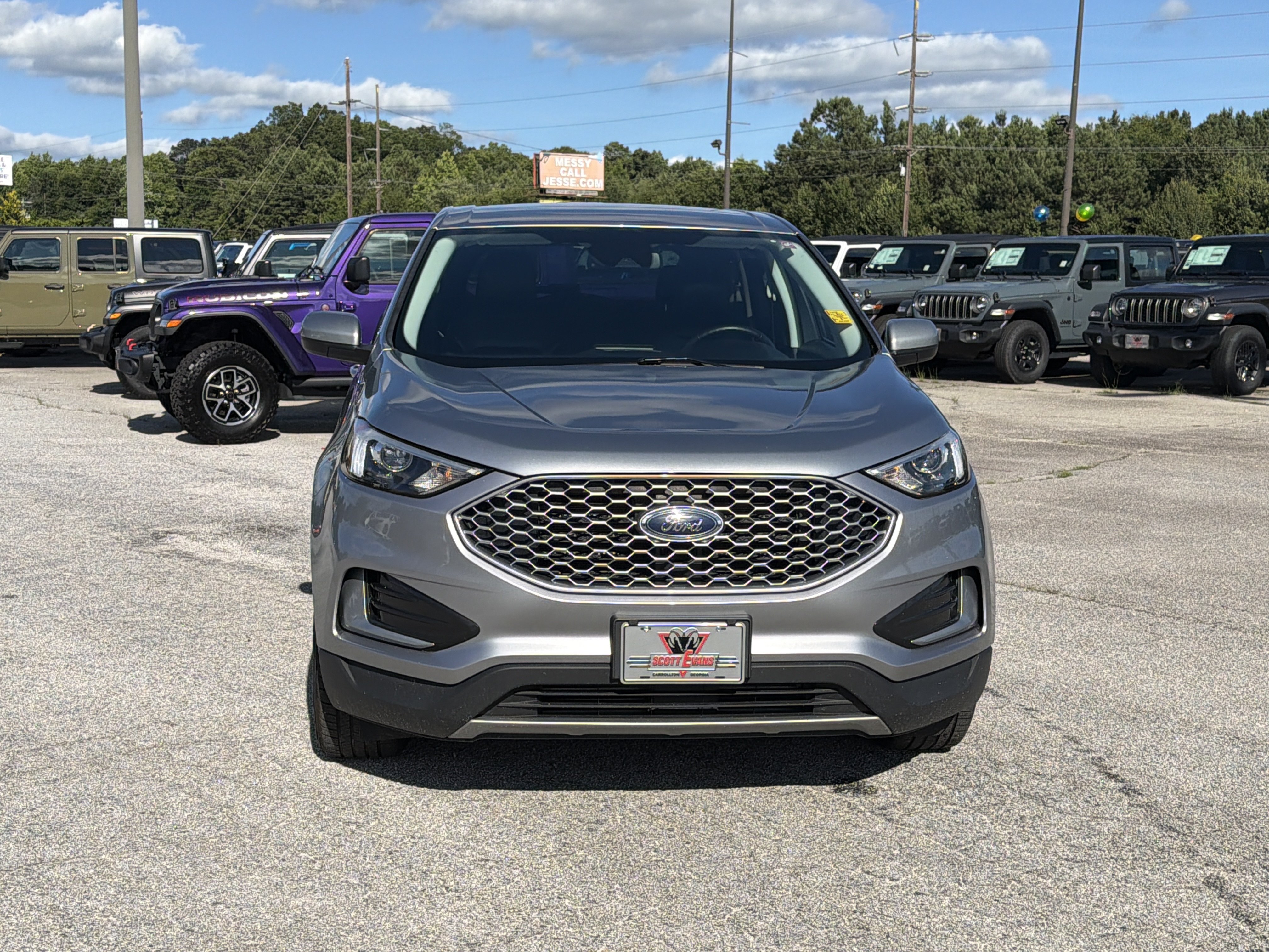 Used 2023 Silver Metallic Ford SEL image 3