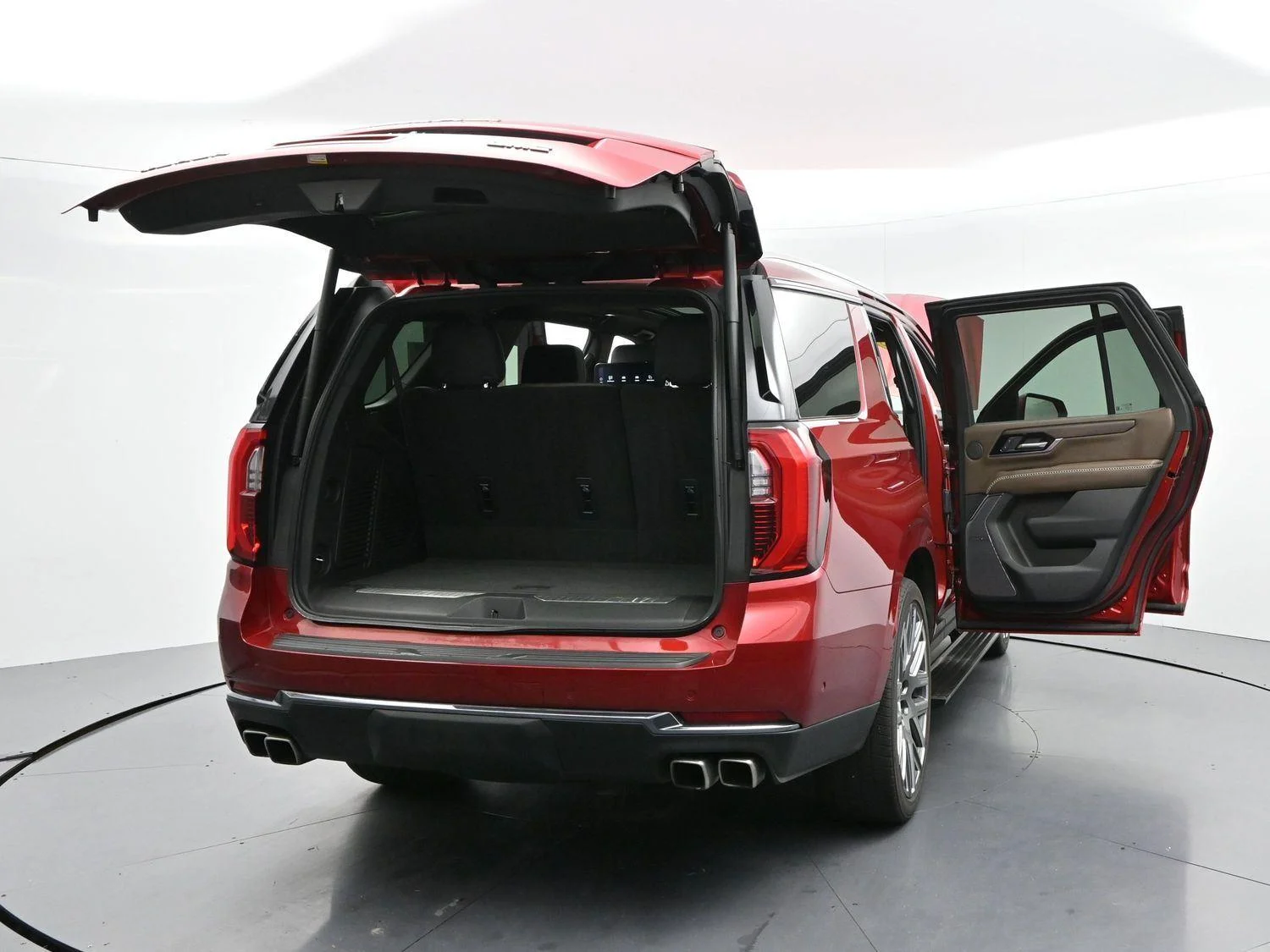 Used 2025 Volcanic Red Tintcoat GMC Denali Ultimate image 53