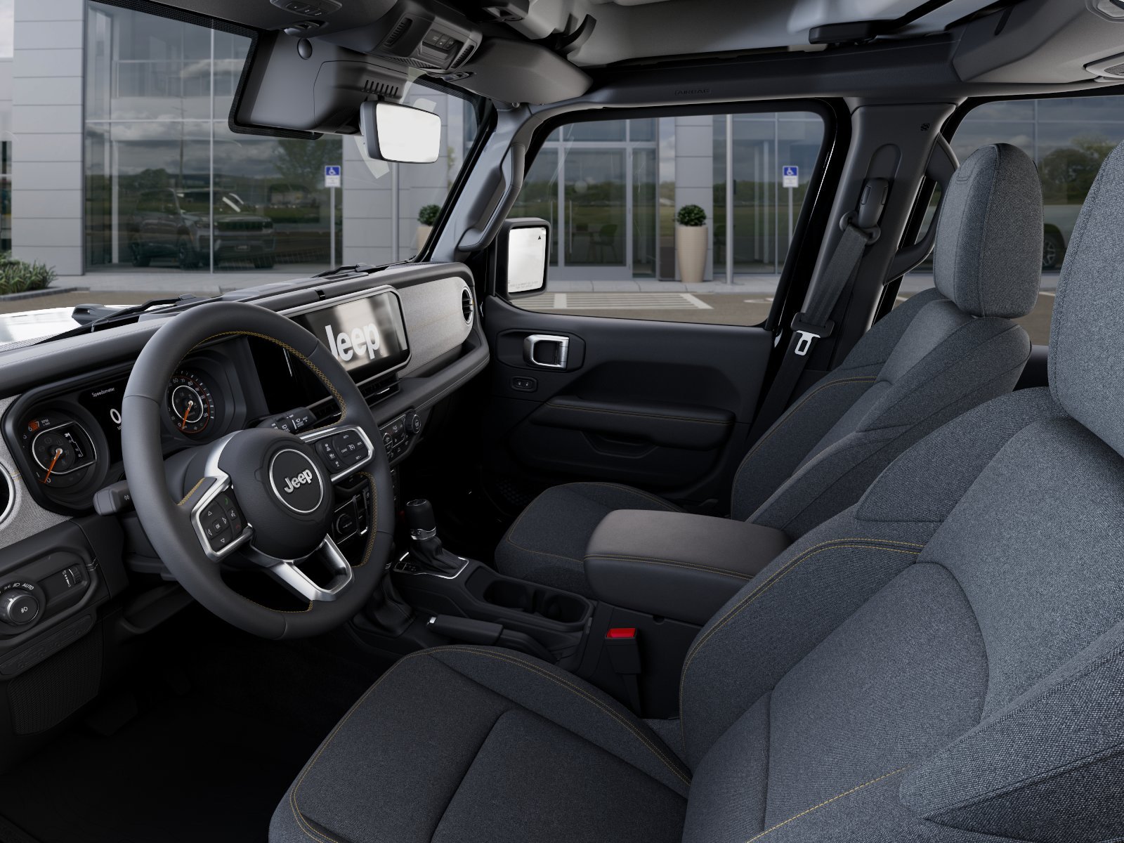 New 2026 Black Clear-Coat Exterior Paint Jeep Sahara image 47