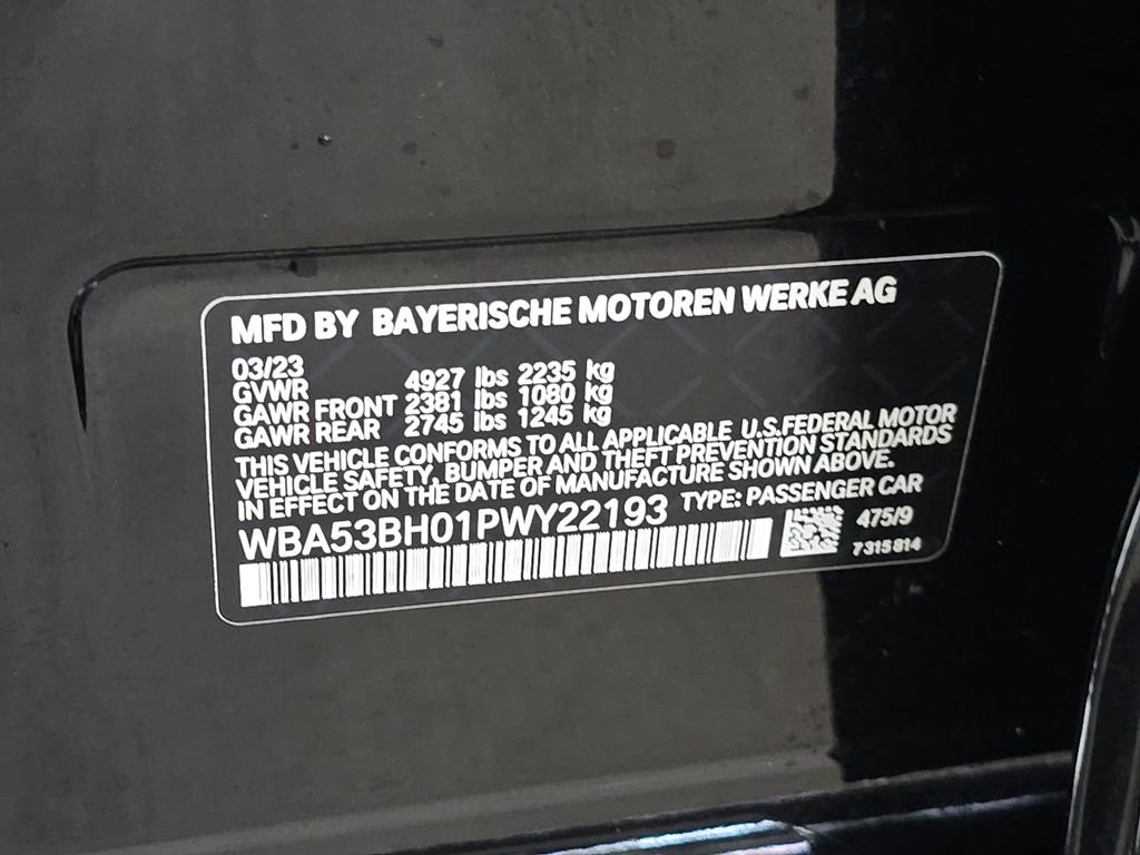 Certified Used 2023 Black Sapphire Metallic BMW 530i image 34