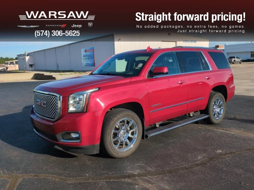 Used 2015 Crystal Red Tintcoat GMC Denali image 1