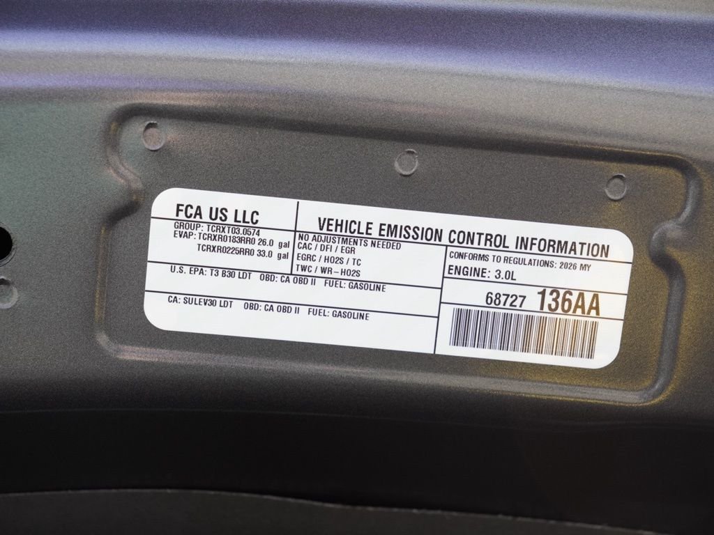 New 2026 Granite Crystal Metallic Clear-Coat Exterior Paint RAM Big Horn/Lone Star image 30