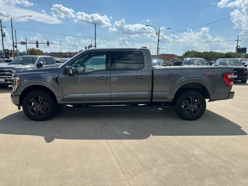 Used 2022 Carbonized Gray Metallic Ford LARIAT image 4
