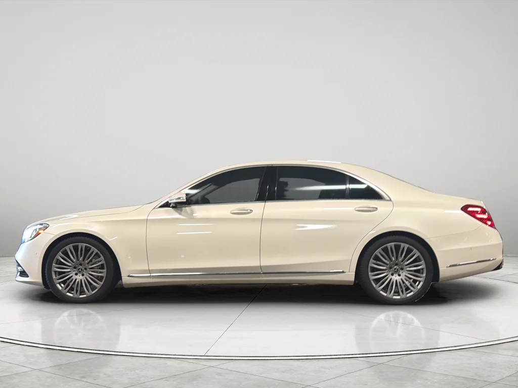 Used 2019 designo Diamond White Mercedes-Benz S 450V image 2