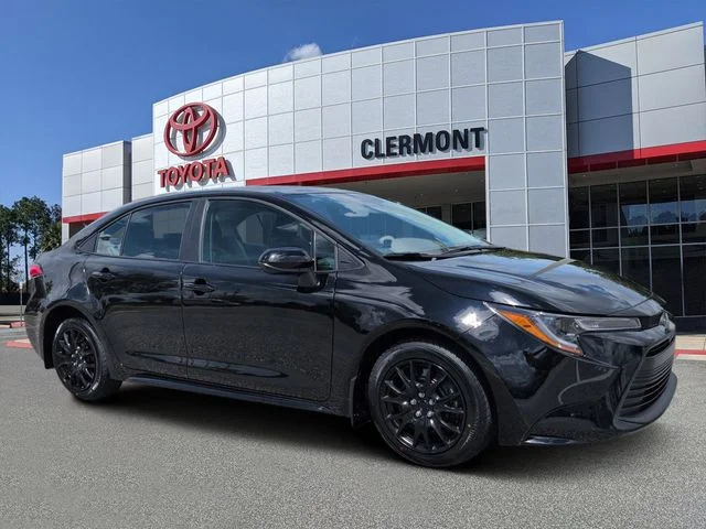Certified Used 2025 Black Toyota LE image 1