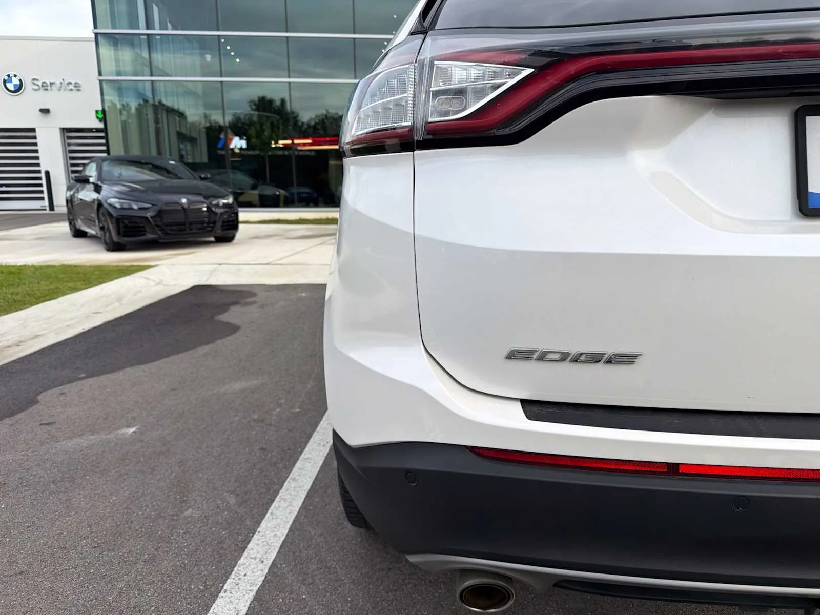 Used 2015 White Platinum Metallic Tri-Coat Ford Titanium image 6