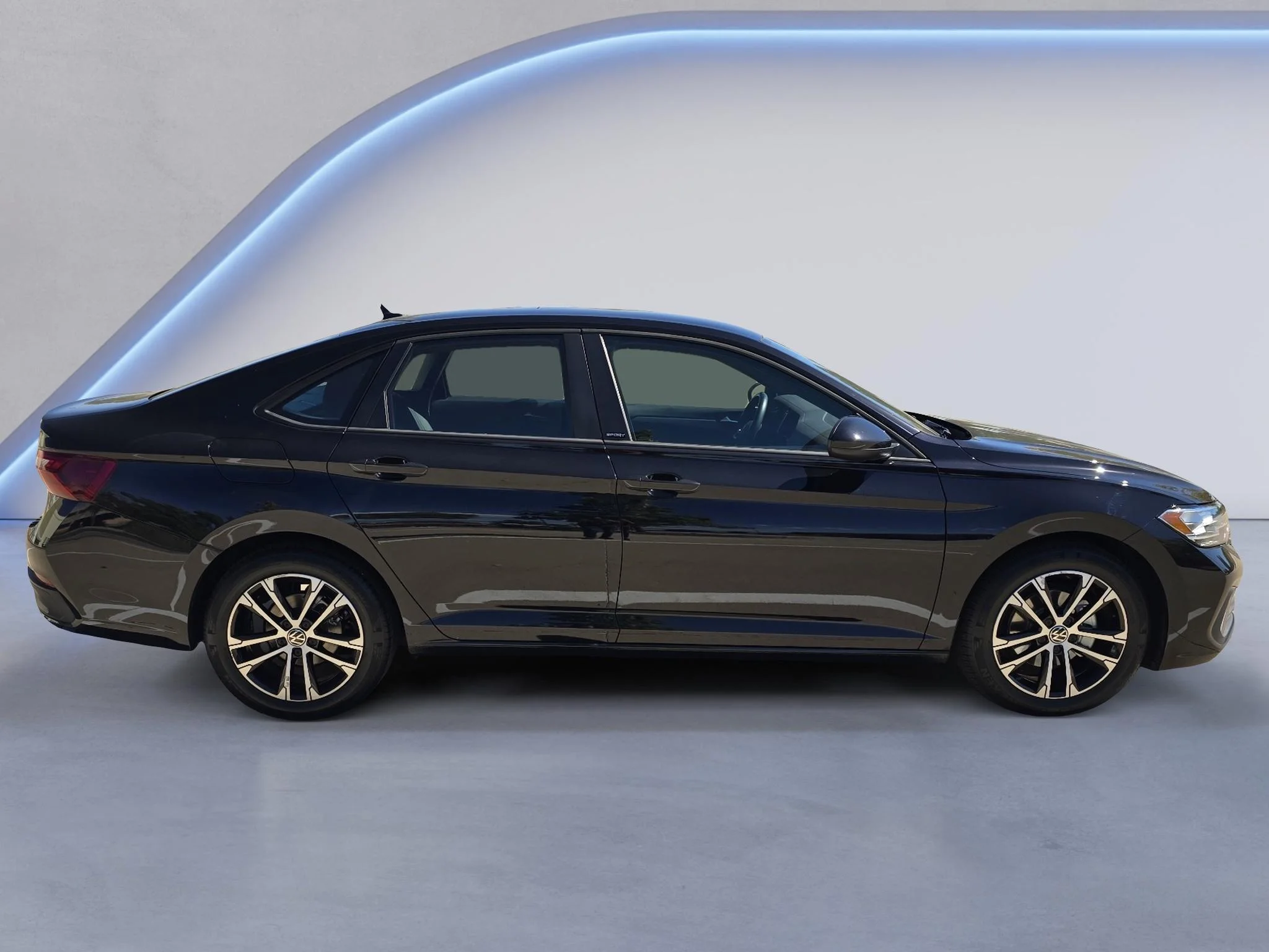 Used 2024 Deep Black Pearl Volkswagen Sport image 6