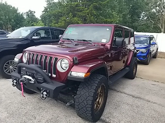 Used 2021 Red Jeep Unlimited Sahara image 12