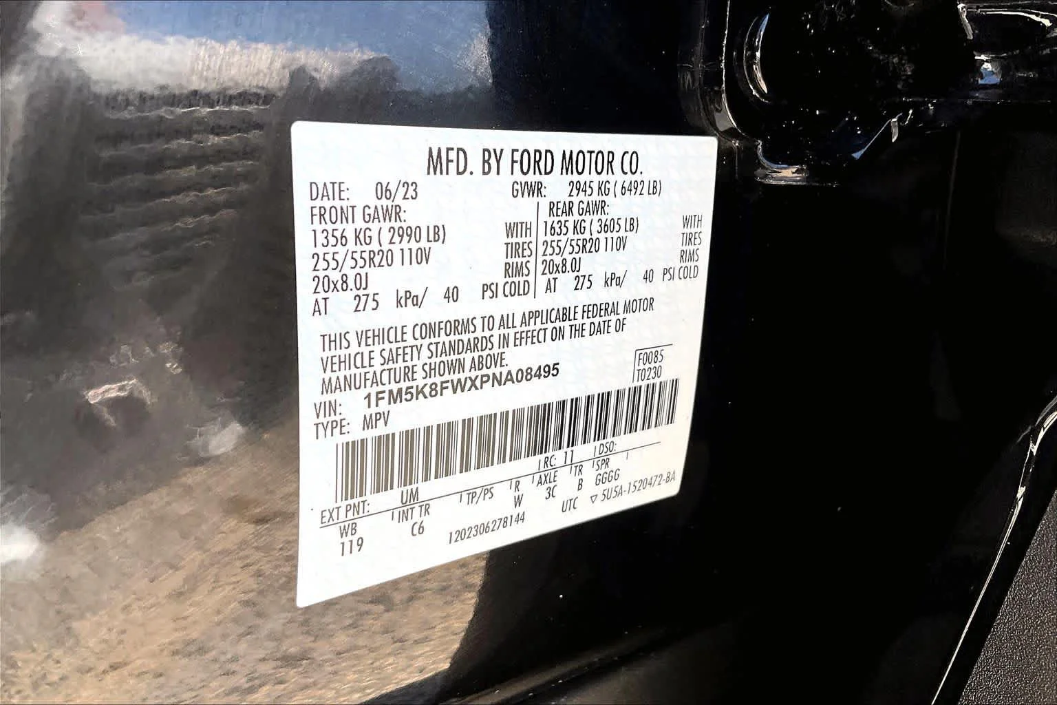 Certified Used 2023 Agate Black Metallic Ford Limited image 34