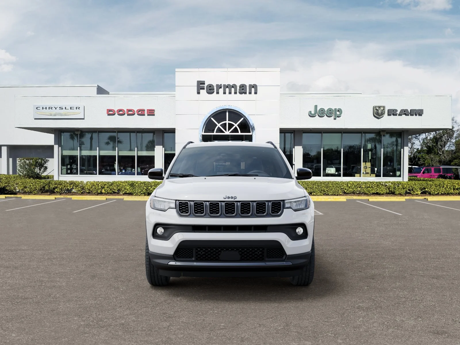New 2026 Bright White Clear-Coat Exterior Paint Jeep Latitude image 37