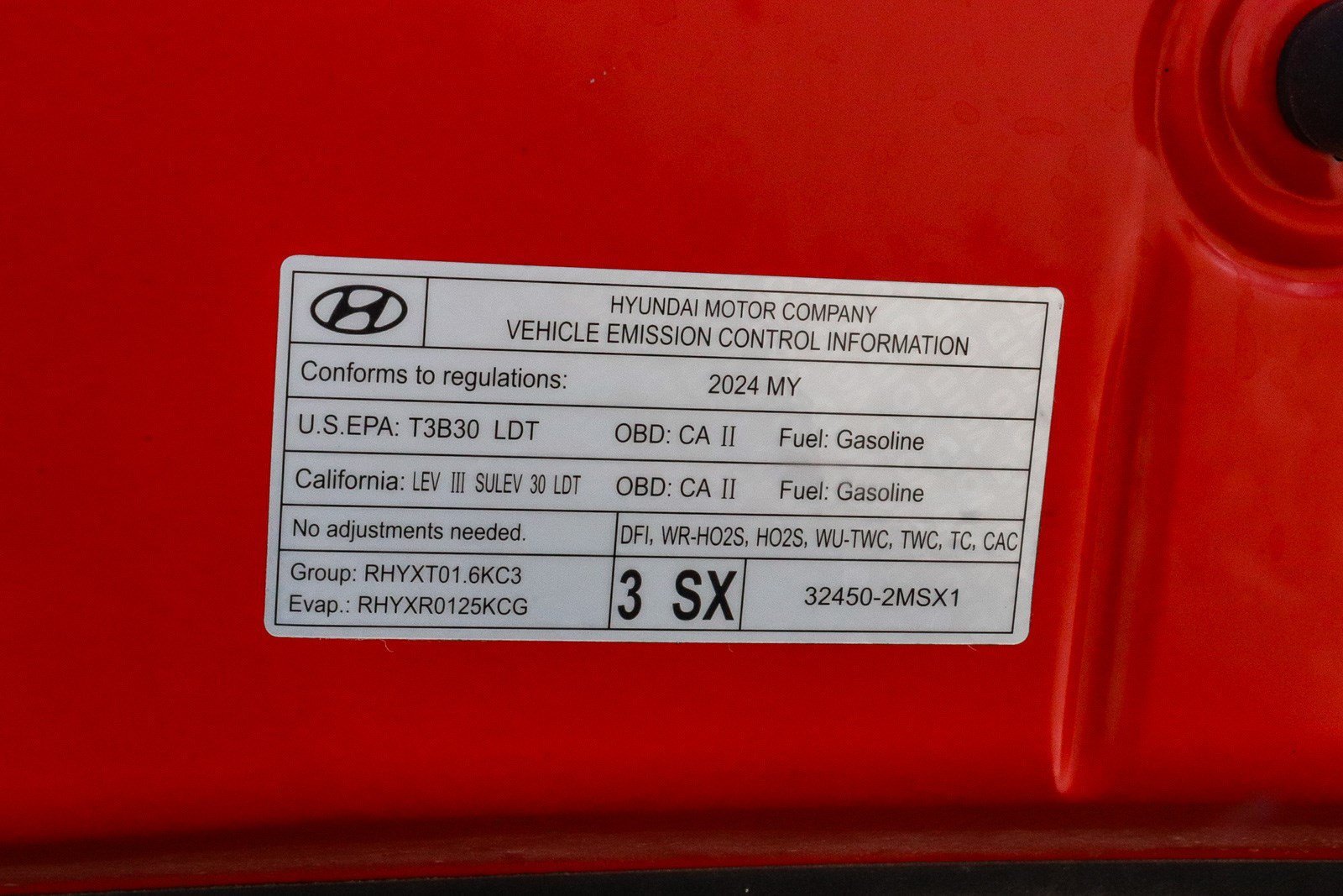 Used 2024 Soultronic Orange Pearl Hyundai Limited image 28