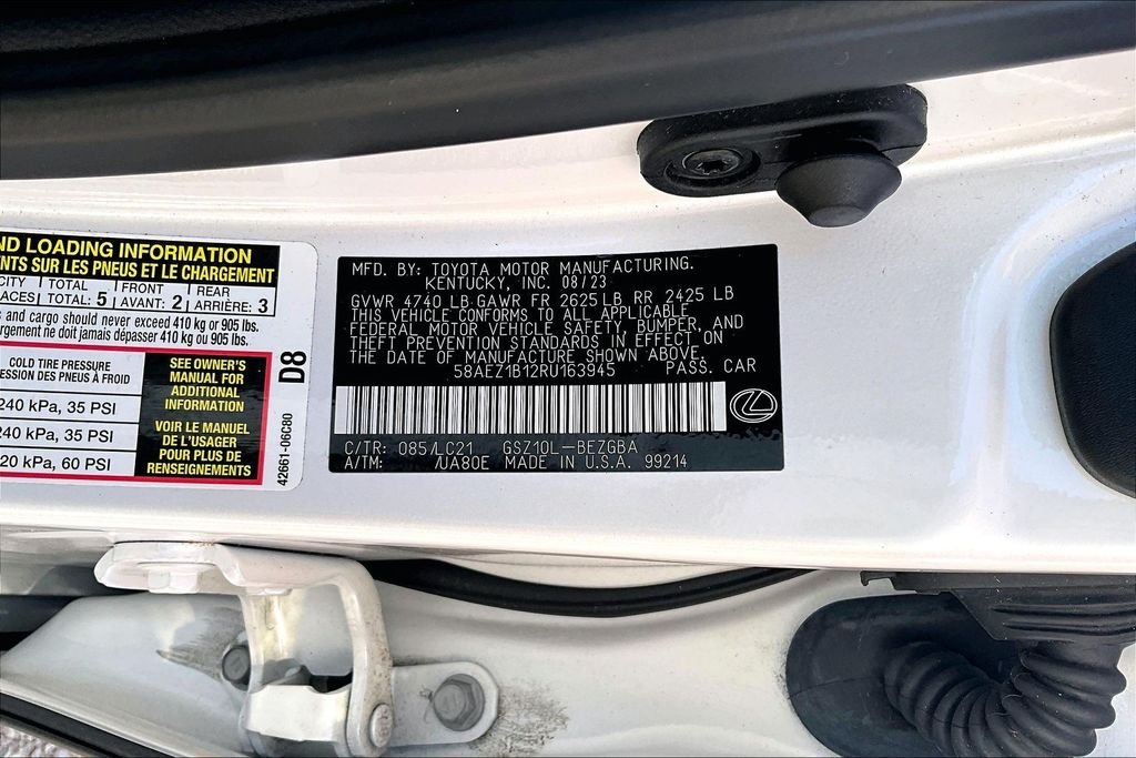Used 2024 White Lexus 350 Luxury image 30
