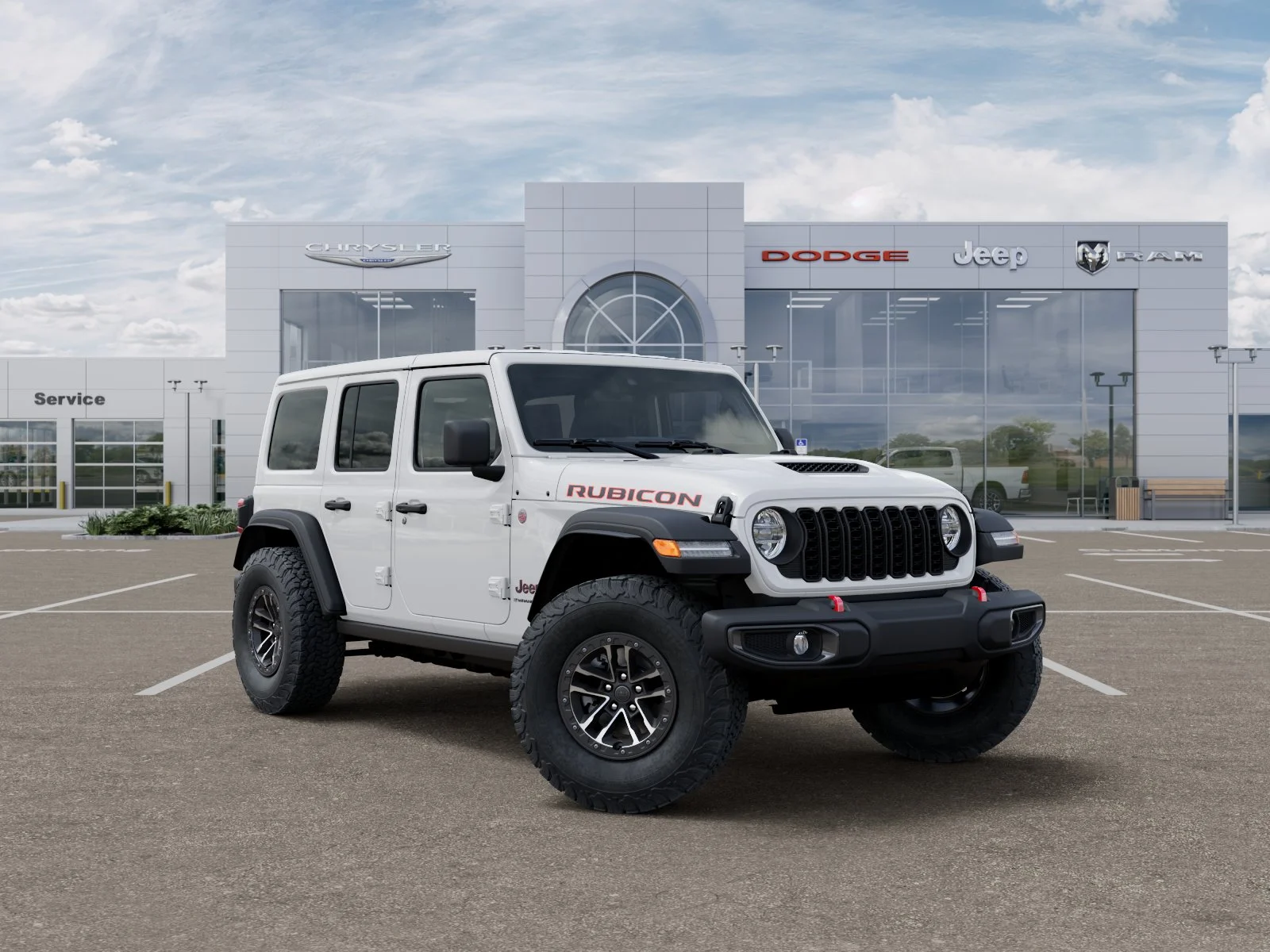 New 2026 Bright White Clearcoat Jeep Rubicon image 32
