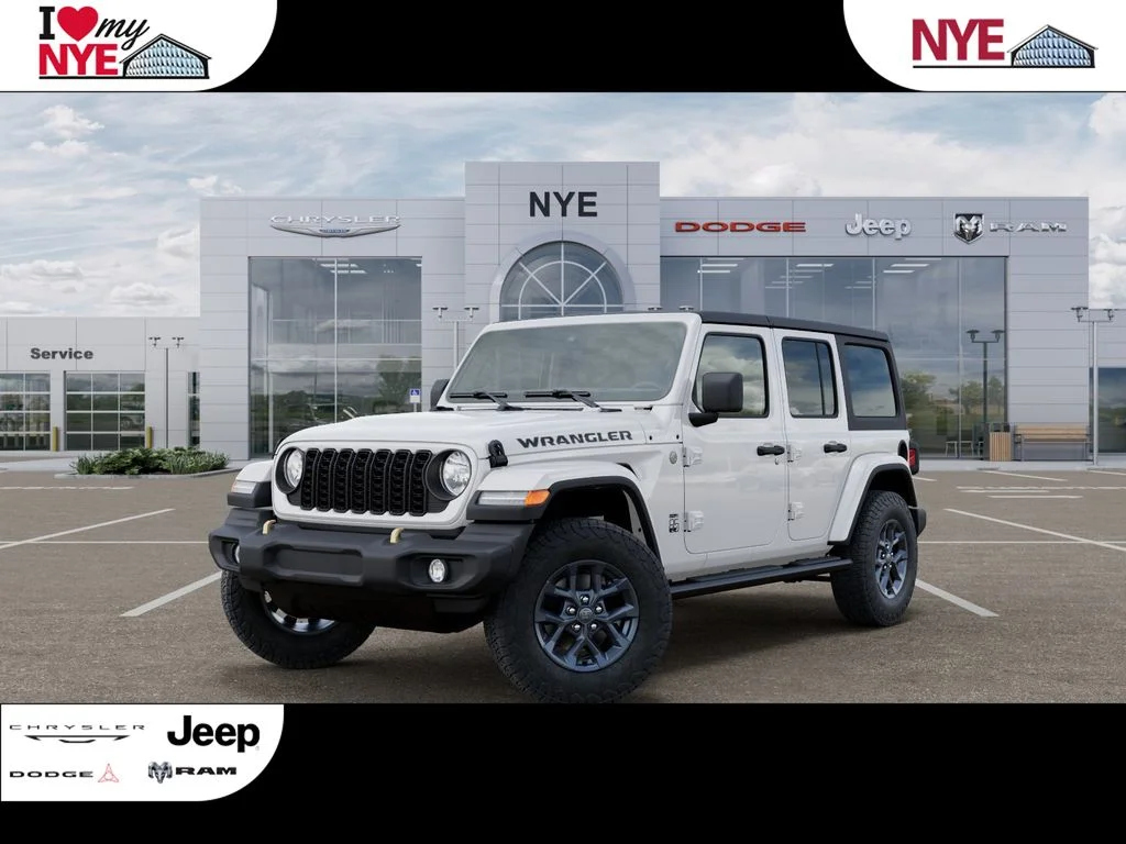 New 2026 Bright White Clearcoat Jeep 85th Anniversary Edition image 1