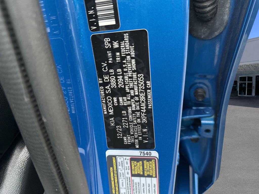 Used 2024 Sporty Blue Kia GT image 26