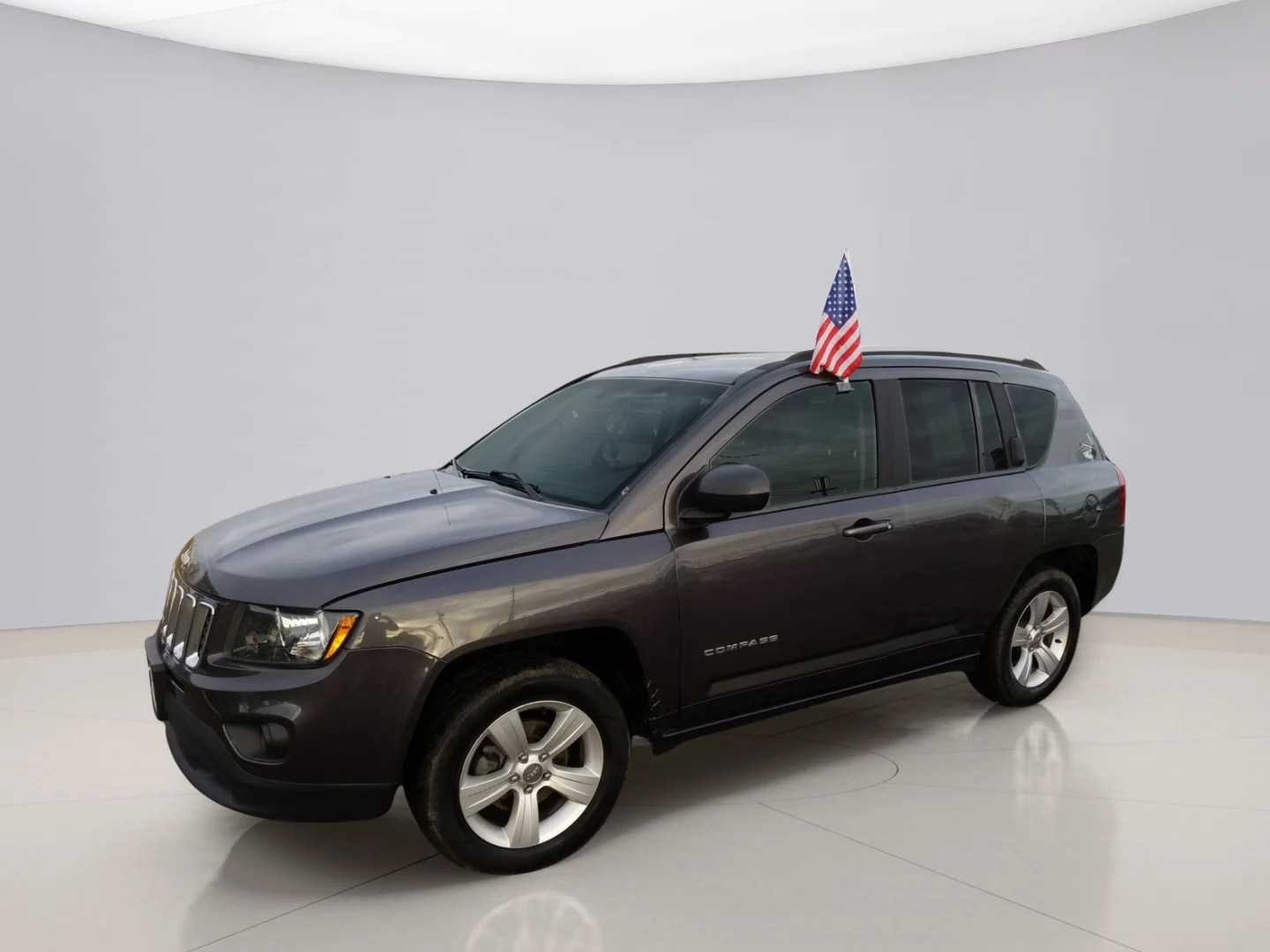 Used 2015 Gray Jeep SPORT 4WD image 1