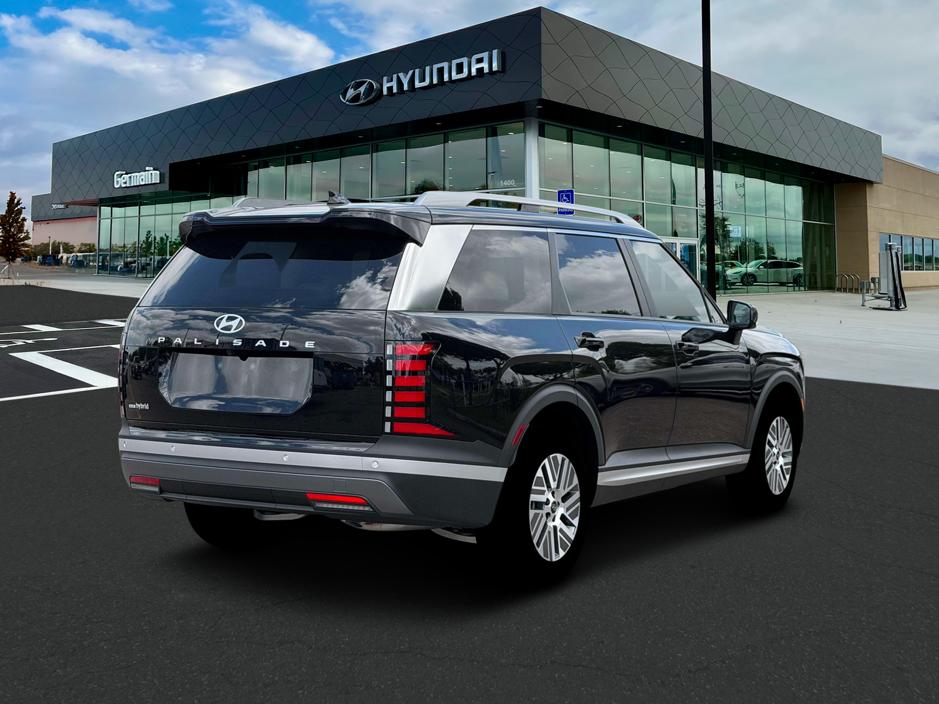 New 2026 Abyss Black Pearl Hyundai Blue SEL 7P image 7