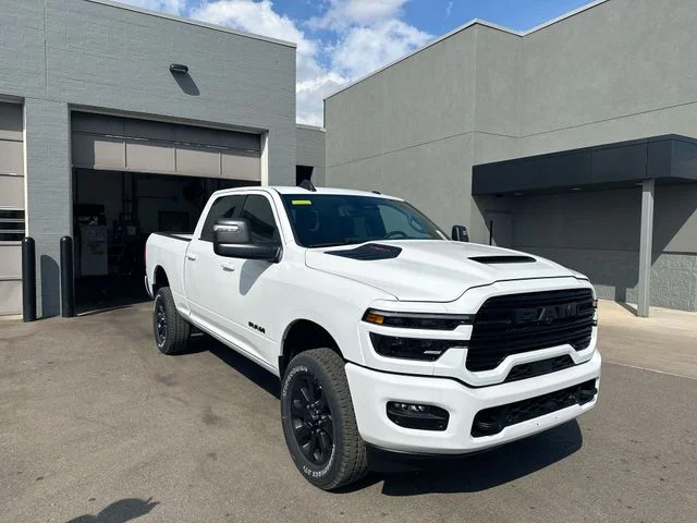 New 2026 Bright White Clear-Coat Exterior Paint RAM Laramie image 12