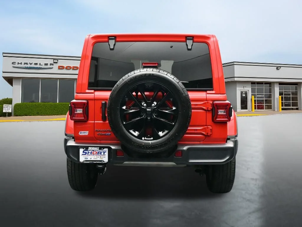 Used 2025 Red Jeep Sahara 4xe image 4