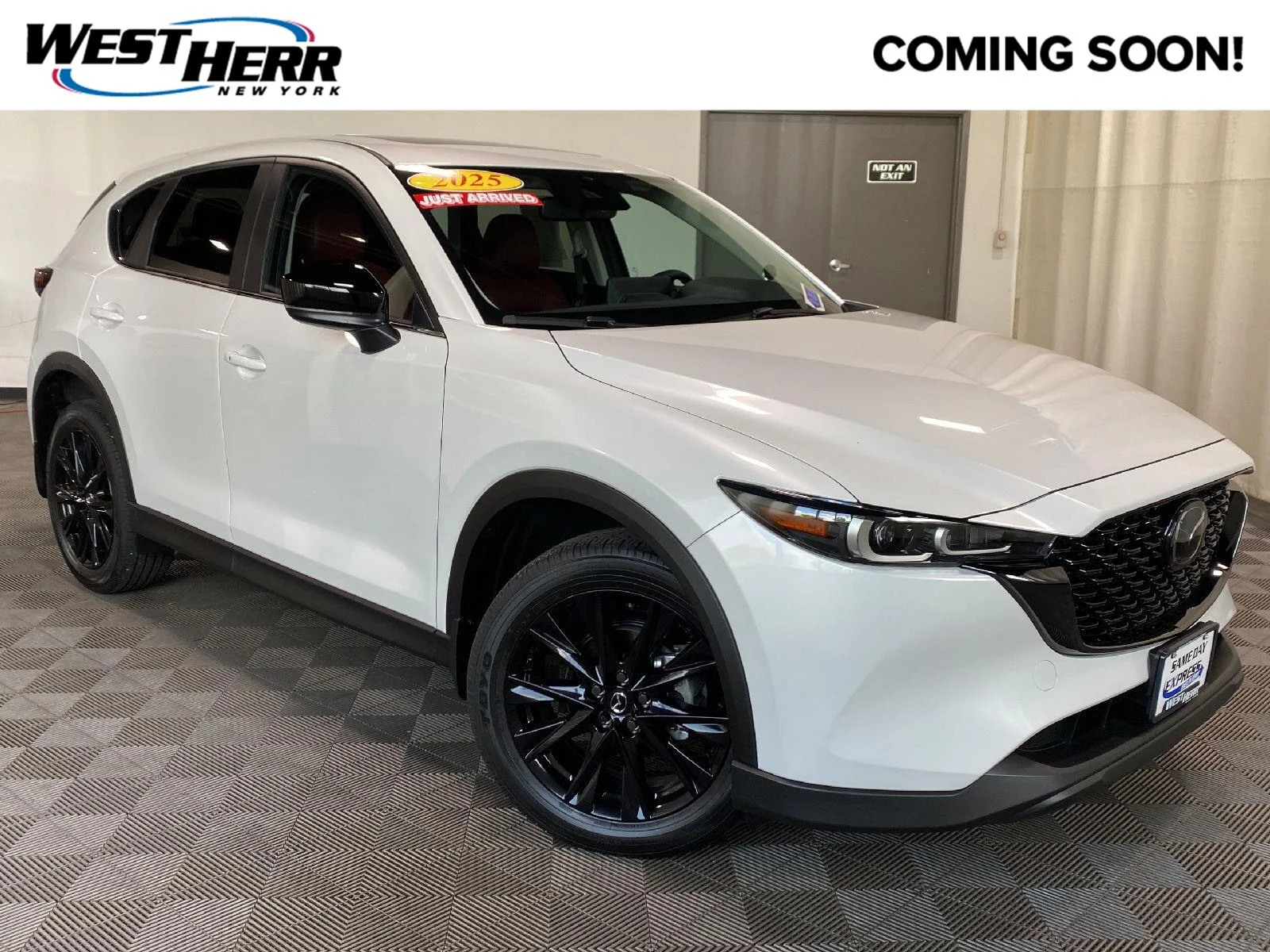 Used 2025 Rhodium White Metallic Mazda 2.5 S Carbon Edition image 1