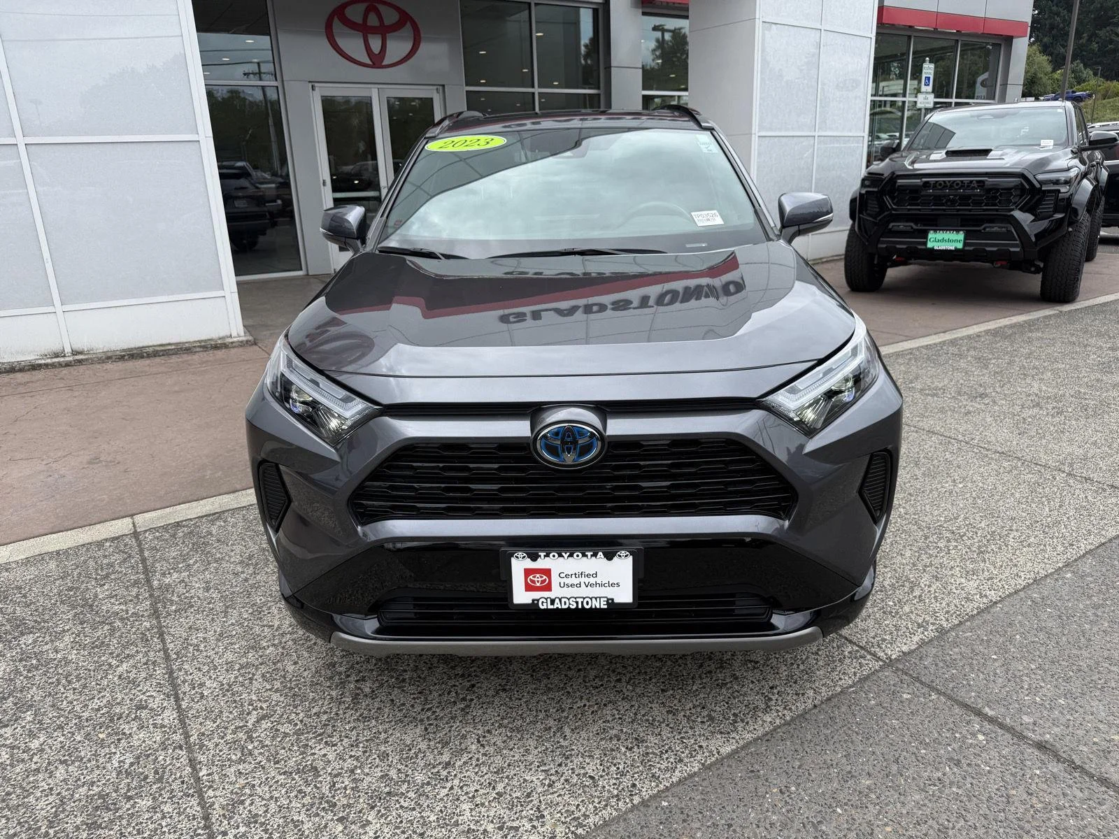 Used 2023 Magnetic Gray Metallic Toyota Hybrid SE image 11
