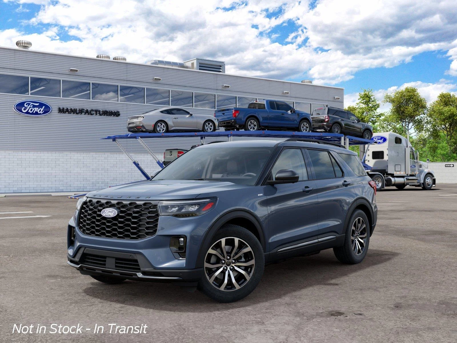 New 2027 Vapor Blue Metallic Ford ST-Line image 3