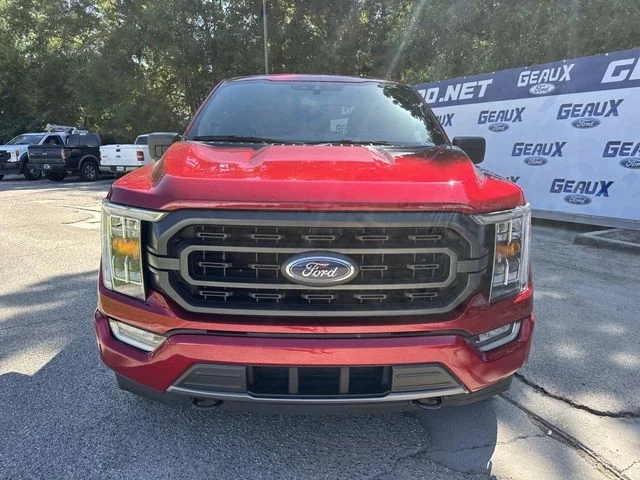 Used 2021 Rapid Red Metallic Tinted Clearcoat Ford XLT image 4