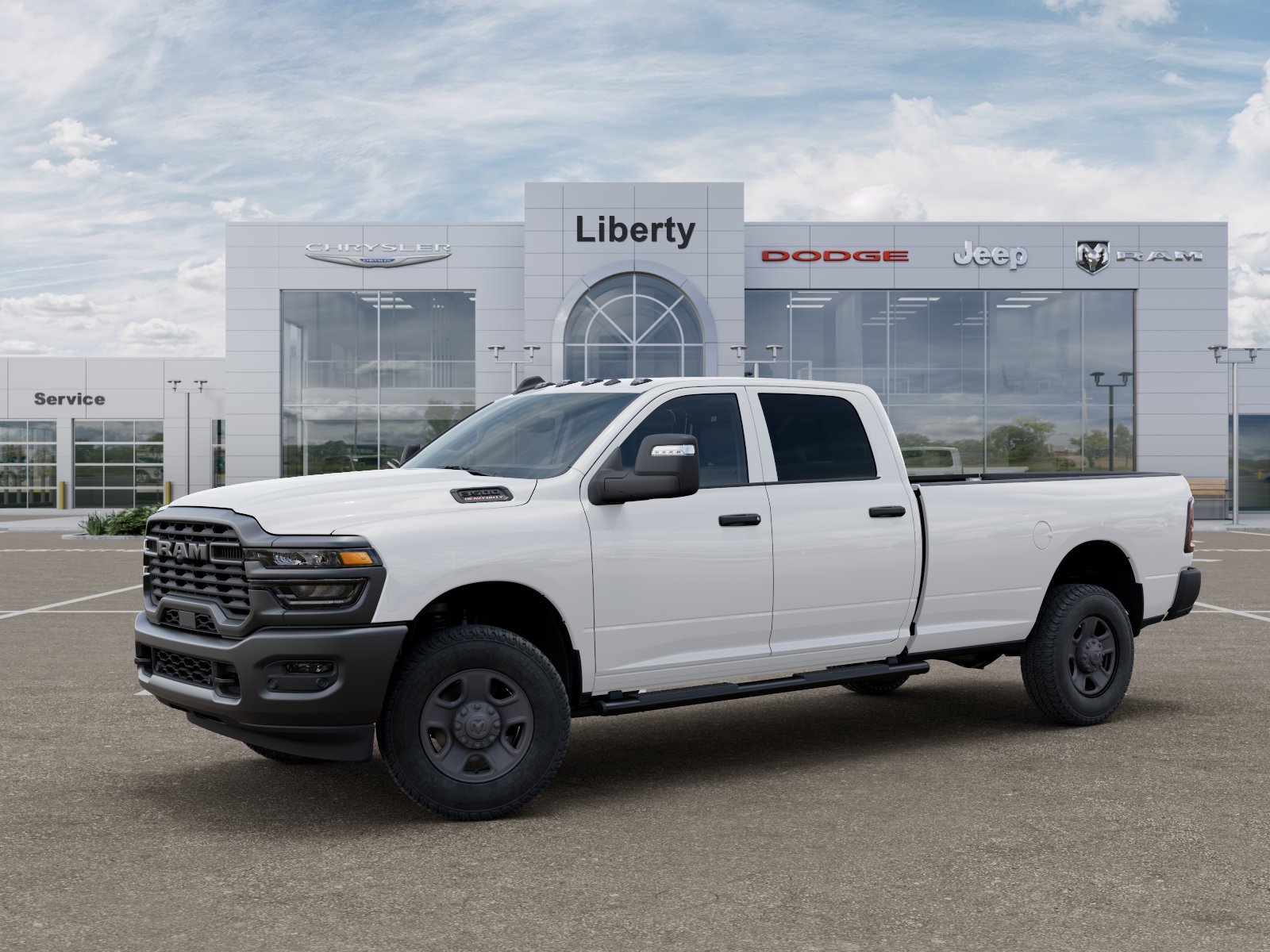 New 2026 Bright White Clear-Coat Exterior Paint RAM Tradesman image 3