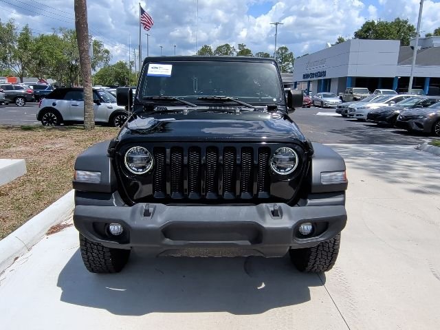 Certified Used 2021 Black Clearcoat Jeep Unlimited Sport S image 8