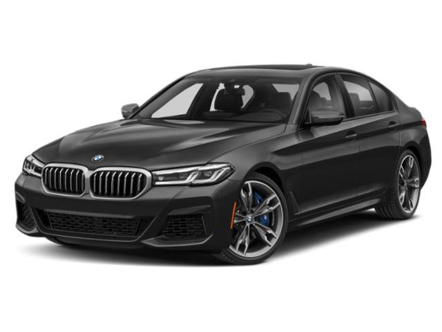 Used 2022 Black Sapphire Metallic BMW M550i xDrive image 1