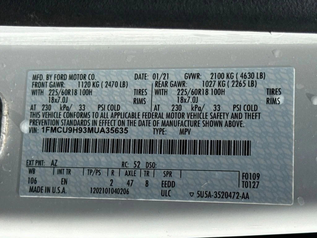 Used 2021 White Ford SEL image 42
