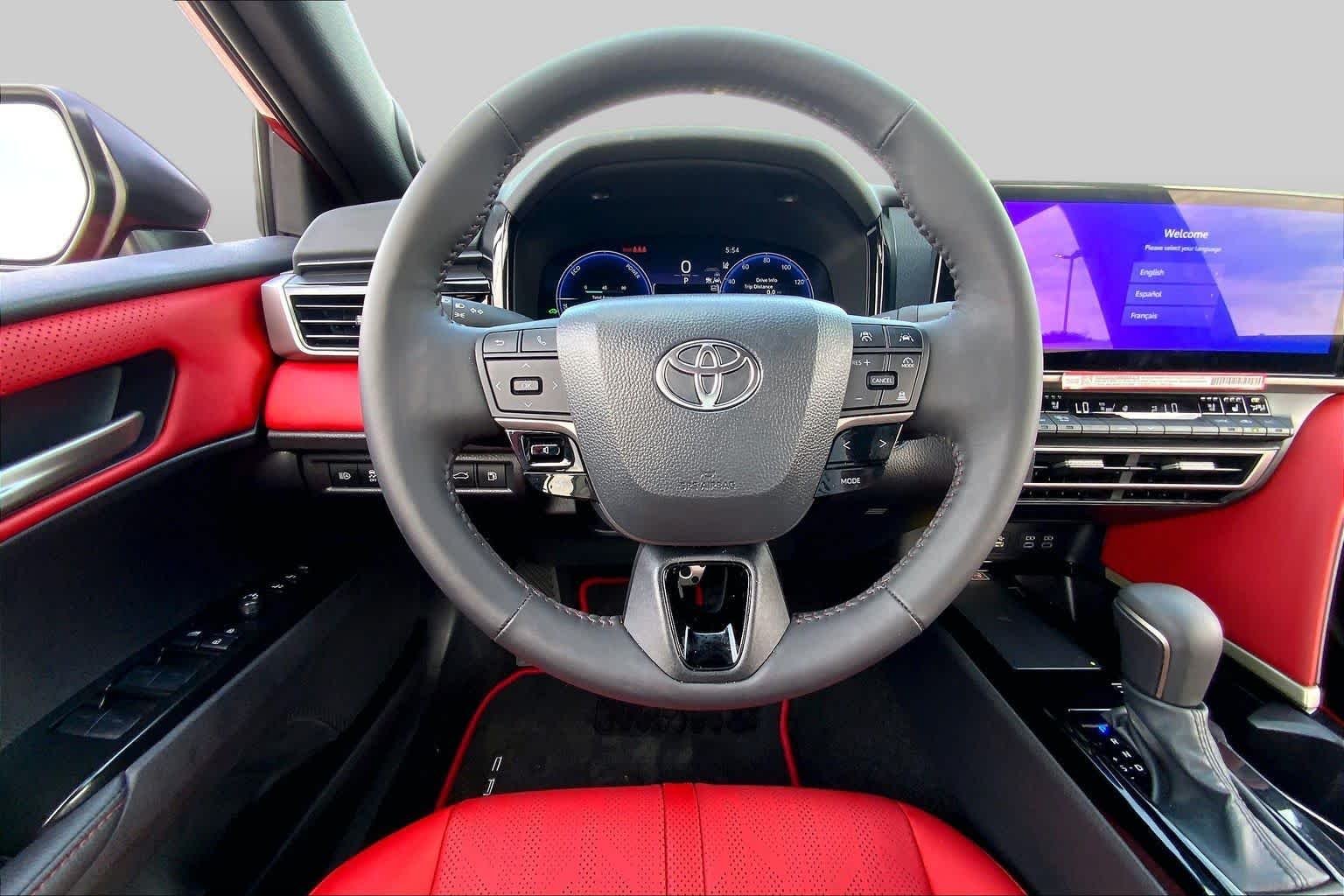 Used 2026 Supersonic Red w/Midnight Black Metallic Roof Toyota XSE image 6