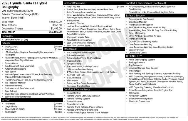 Certified Used 2025 Orange Hyundai Calligraphy image 50