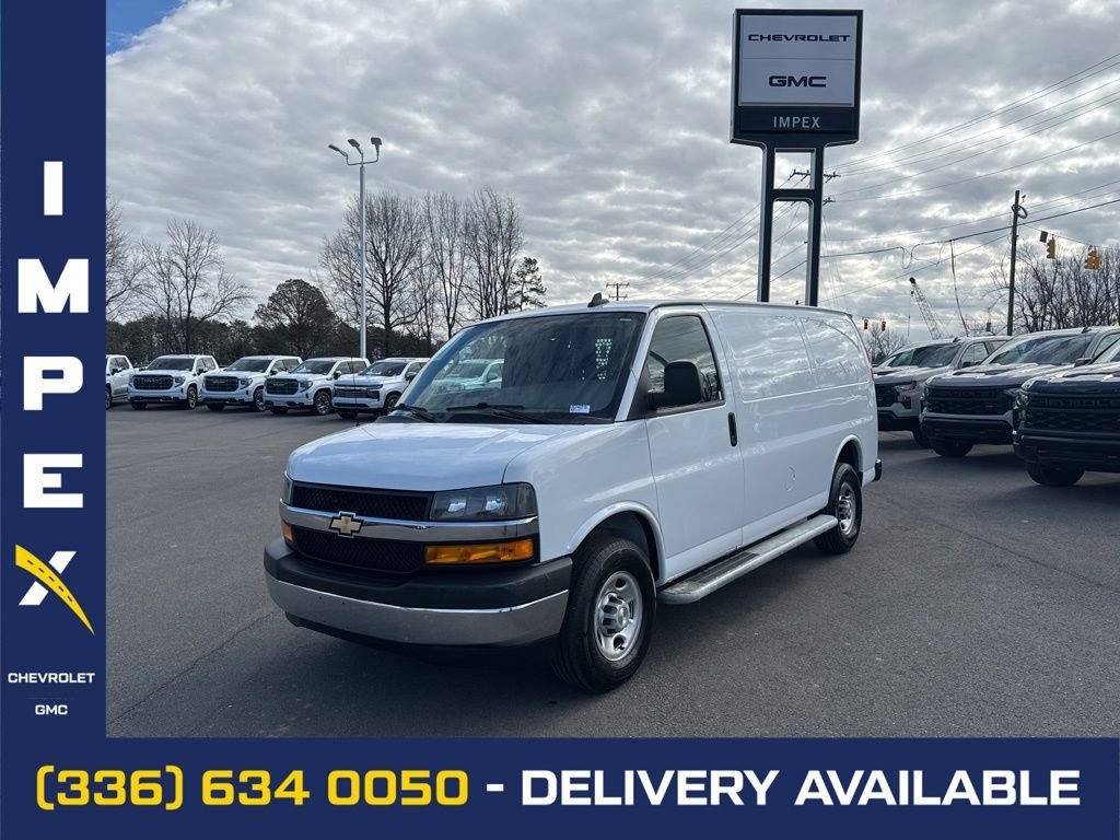 Summit White 2023 Chevrolet Express Cargo 2500 RWD Van Rear-Wheel Drive