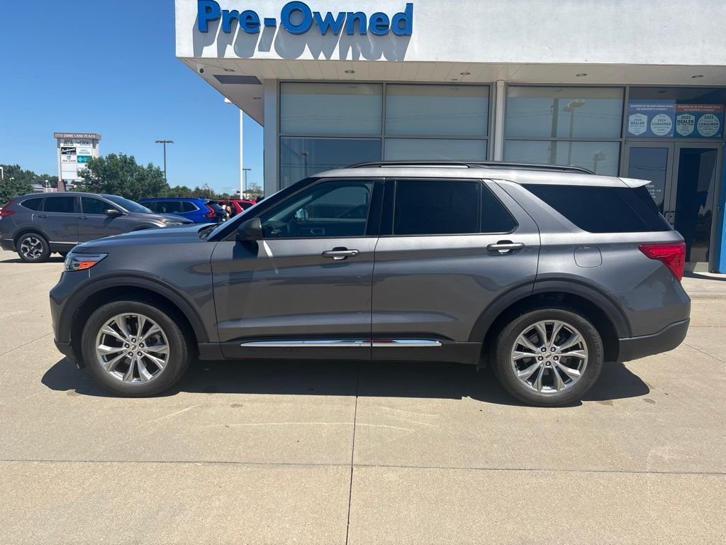 Used 2021 Gray Metallic Ford XLT image 8