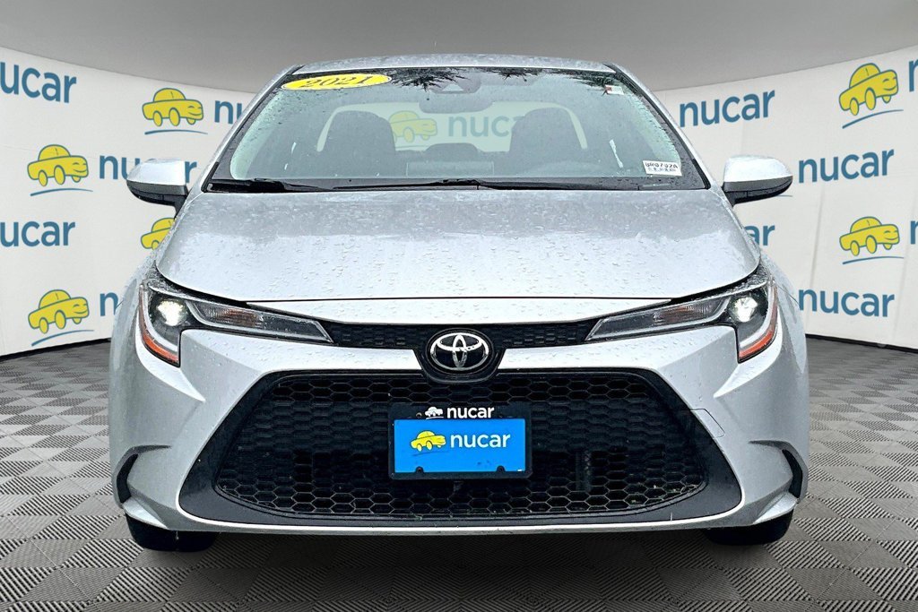 Used 2021 Silver Toyota LE image 2