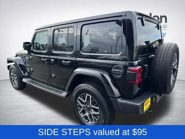 Used 2024 Black Clearcoat Jeep Sahara image 4