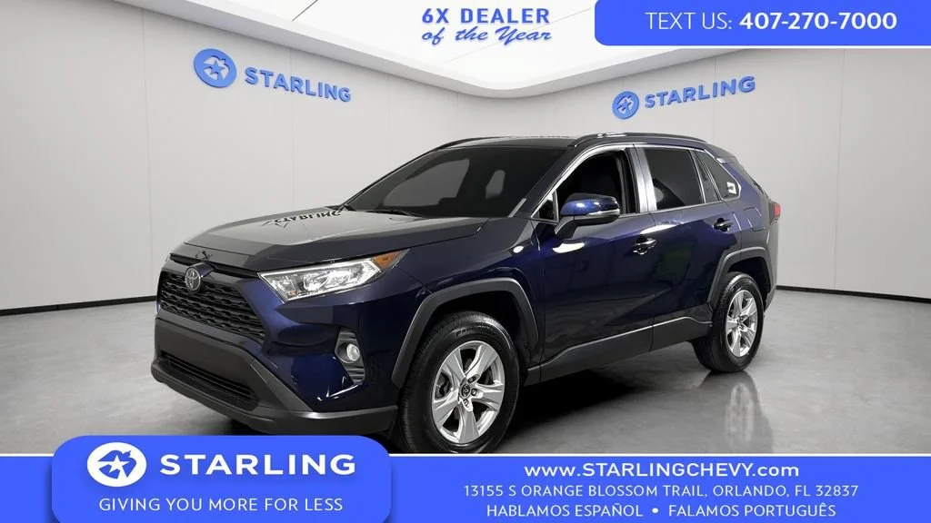 Used 2019 Blue Toyota XLE image 1