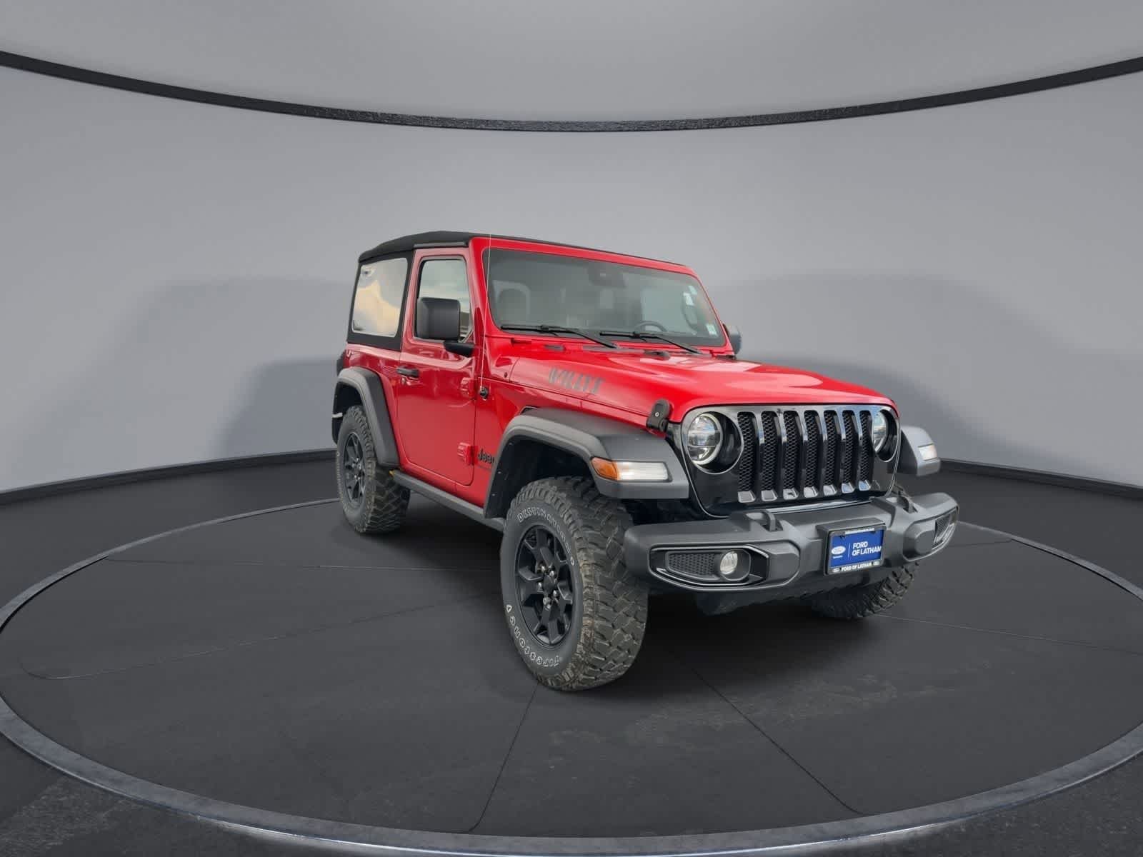 Certified Used 2022 Firecracker Red Clearcoat Jeep Willys image 2