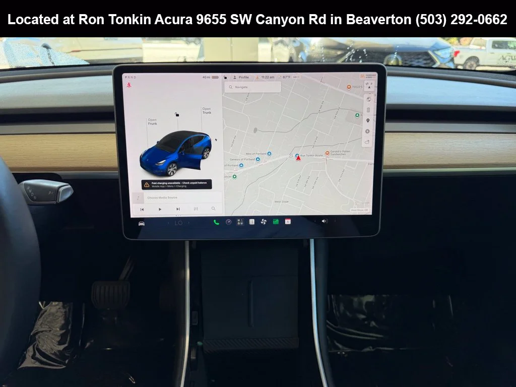 Used 2020 Deep Blue Metallic Tesla Long Range image 20