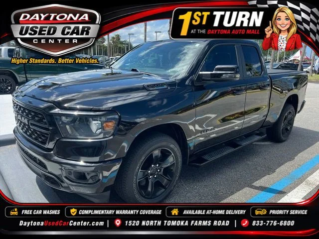 Certified Used 2023 Diamond Black Ram Big Horn image 1
