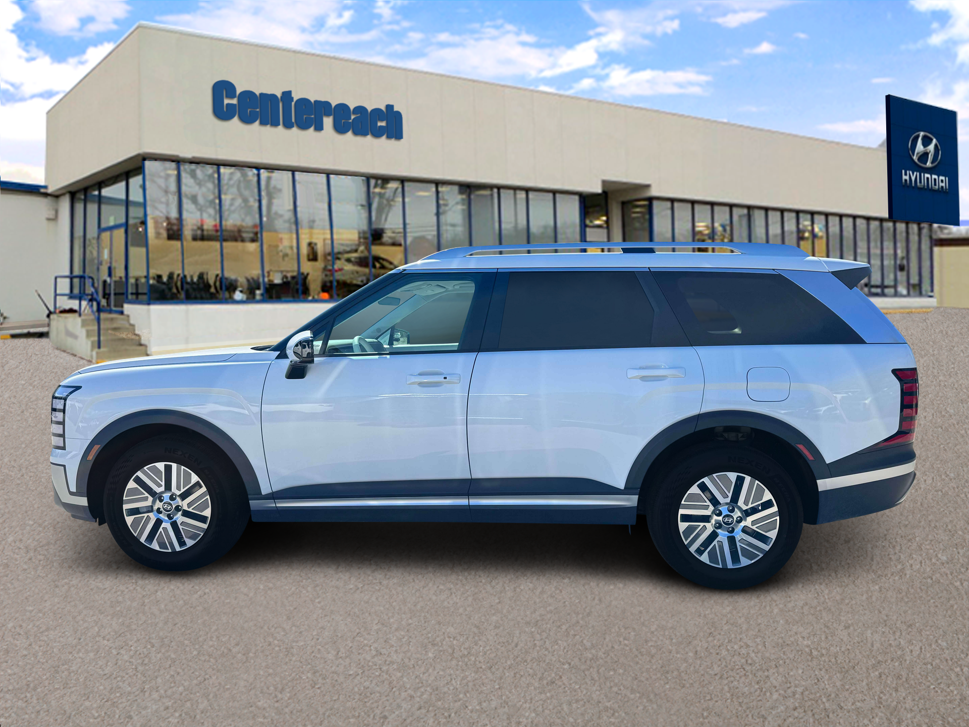 New 2027 Creamy White Pearl Hyundai SEL 7P image 3