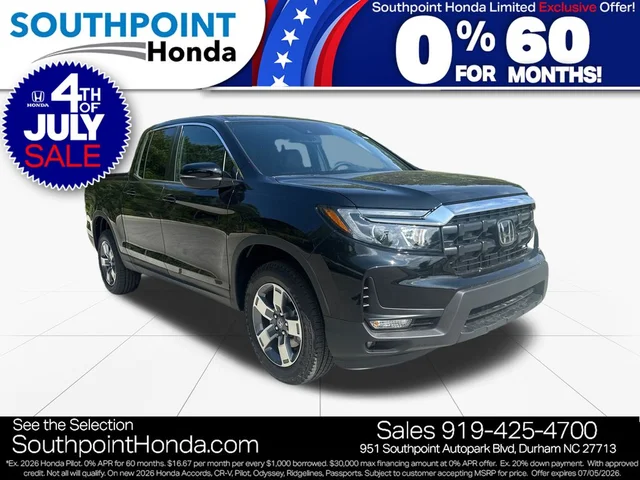 2026 Honda Ridgeline RTL