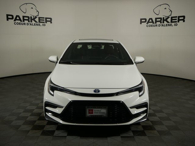 Certified Used 2024 Ice Cap Toyota Hybrid SE w/ Premium Pkg image 3
