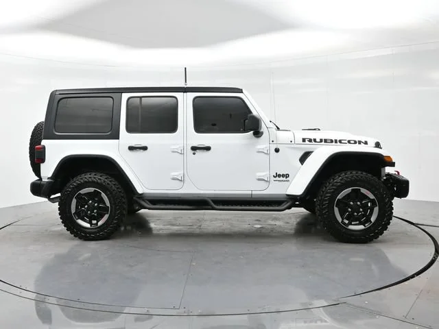 Used 2018 Bright White Clearcoat Jeep Rubicon image 8