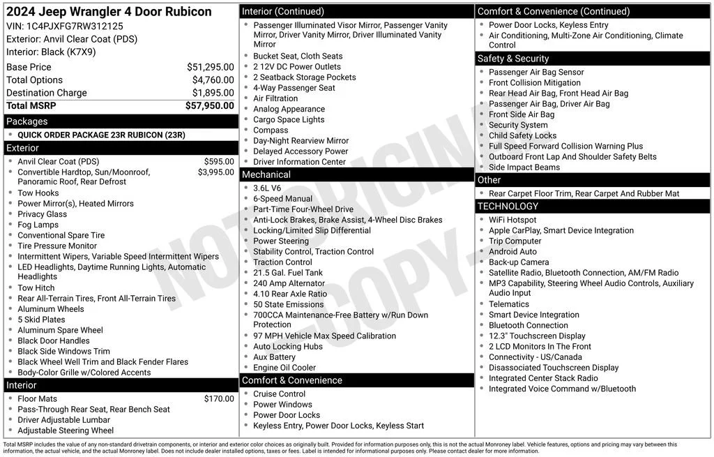 Used 2024  Jeep Rubicon image 2